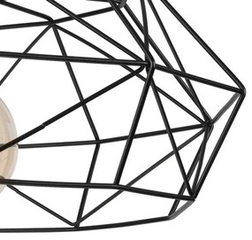 Brilagi - Plafonieră WOODY BASKET 1xE27/60W/230V stejar-nuc