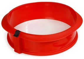 Formă din silicon pentru tort Lékué, ⌀ 23 cm, roșu