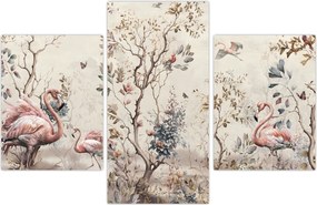 Tablou - Desen de flamingo (90x60 cm)