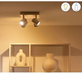 WiZ LED RGBW spot reglabil IMAGEO 4xGU10/4,9W/230V alb Wi-Fi