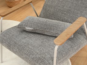 Fotoliu Elba (gri bej + stejar). 1110001