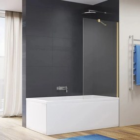 Paravan de cada SanSwiss Easy 2.0 auriu periat 70x150 cm sticla securizata 8 mm