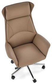 Fotoliu de birou Curl, maro