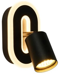 Aplica de perete cu spot metal negru San Diego