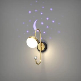 Aplica Led, Elit'S Vida lA , 17w Negru-Gold