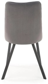 Scaun K450 velvet gri