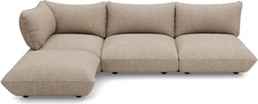Sumo Corner Sofa Canapea modulara Bouclé, culori multiple - Fatboy Culoare: maro
