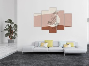 Tablou - Boho frunze N⁰2 (150x105 cm)