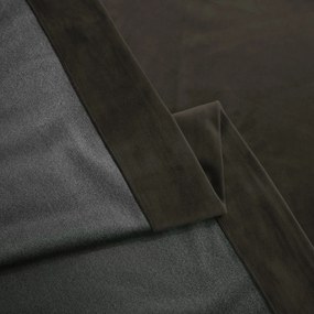 Set draperie din catifea blackout cu rejansa transparenta cu ate pentru galerie, Madison, densitate 700 g/ml, Merlin, 2 buc