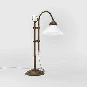 Lampa de masa stil clasic italian din alama Fiordo