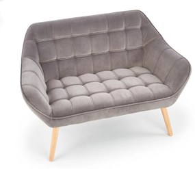 Canapea tapitata Romeo XL - l75 x L128 x h75 cm