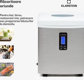 Klarstein Mr. Silver-Frost 150 W mașină de gheață 15 kg albă