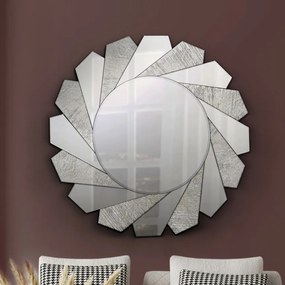 Oglinda decorativa Flavia silver, 100cm SV-678322