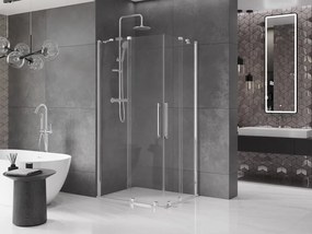 Mexen Velar Duo cabină de duș glisantă 90 x 80 cm, transparent, crom - 871-090-080-02-01