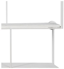 Raft alb etajat din metal 51 cm – Ixia