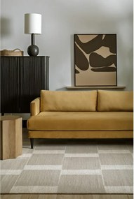 Covor grej din lână 160x240 cm Agnus Pavement – Agnella