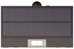Proiector LED solar cu senzor de mișcare LED/3,7V 1200mAh 4000K IP65 negru