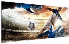 Tablou - Fotbalist (120x50 cm)