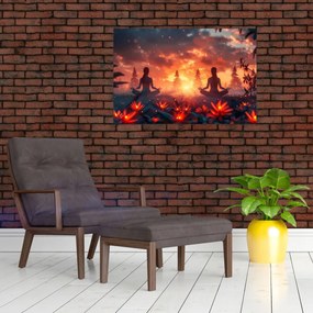 Tablou - Yoga în natură (90x60 cm)