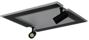 Plafonieră LED dimabilă LED/80W/230V 3000-6500K negru + telecomandă