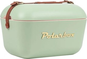 Geanta frigorifica Polarbox Gold, 12 litri, Polistiren AIRPOP, 5-15°C pana la 24 g, Verde/Auriu