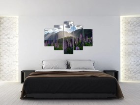 Tablou - scenariu cu flori de Lupin (150x105 cm)