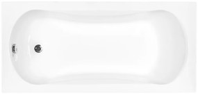 Besco Aria cada dreptunghiulară 140x70 cm alb #WAA-140-PA