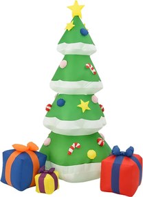 vidaXL Decorațiuni brad Crăciun gonflabil LED interior/exterior 240 cm