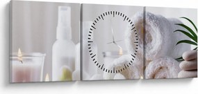 Tablou - Spa (cu ceas) (90x30 cm)