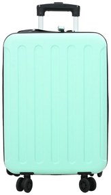 vidaXL Valiză cu blocare Verde mentă 34 x 23 x 55.5 cm Plastic ABS