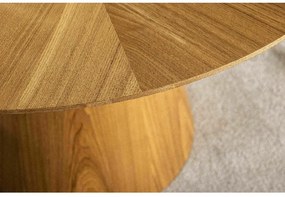Masa rotunda de dining ANGEL 120x120 cm, decor stejar