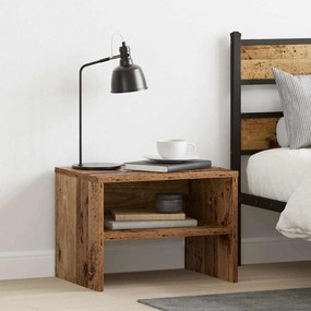 vidaXL Dulap de noapte Lemn vechi 40 x 30 x 30 cm Lemn compozit