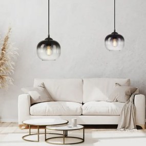 Lustră pe cablu JUST LIGHT. 15420-18 ZEA 1xE27/25W/230V negru