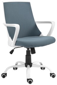 HOMCOM Scaun de Birou Ergonomic cu Înălțime Reglabilă, Scaun de Birou cu Balansoar și Țesătură Respirabilă, 59x61x92.5-102.5 cm, Gri | Aosom Romania