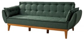 Canapea cu 3 Locuri Fiona - Green 217 X 80 X 82