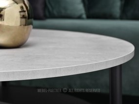 Măsuță de cafea Randolf Xl (beton + negru). 1111527