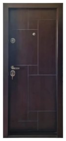 Usa metalica de apartament cu izolatie si vizor Novo Doors First Class NDFC02, Deschidere Stanga Dreapta, Dimensiune 200X88 cm, Tabla 12 mm, Kit