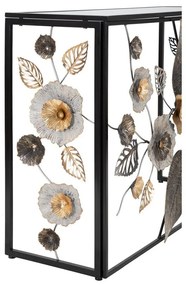 Masă consolă neagră 42x112 cm Glam Dark – Mauro Ferretti