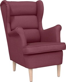 vidaXL Fotoliu, roșu vin, 74x84x100 cm, textil