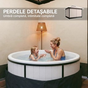 Outsunny pavilion metalic | Aosom Romania