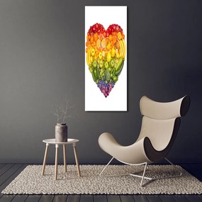 Tablou pe pânză canvas Inima de fructe
