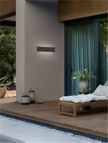 Aplica LED ambientala de exterior IP65 LUNA L-40cm