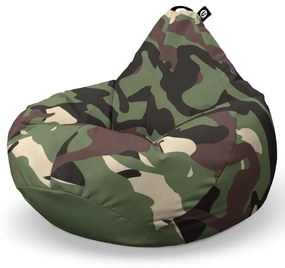 Fotoliu Puf Bean Bag tip Para XL, Camuflaj Armata
