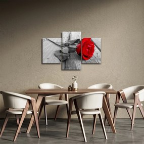 Tablou cu trandafiri roșii (90x60 cm)