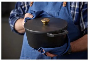 Oală cu capac din fontă 3,6 l adecvată pentru plita cu inducție – Holm