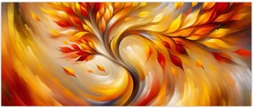 Tablou - Copac de toamnă (120x50 cm)