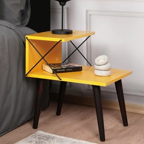 Măsuță de noptieră Cross Yellow