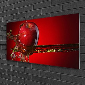 Tablouri acrilice Apple a apei Bucătărie Roșu