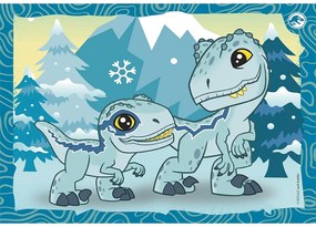 Jurassic World On the Loose 4 az 1-ben puzzle Clementoni