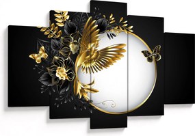 Tablou - Bile cu motive aurii (150x105 cm)